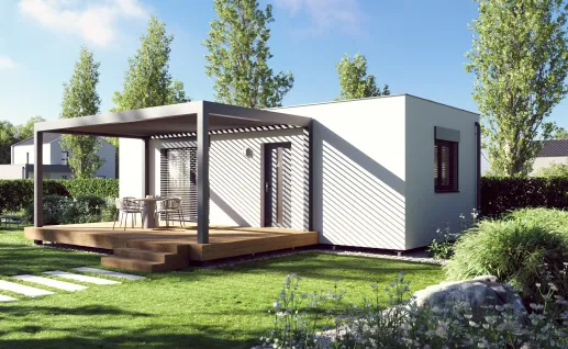 Galerie Single 45m² flat roof