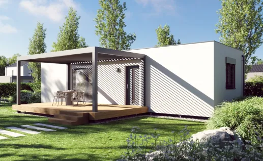 Galerie Single 59m² flat roof