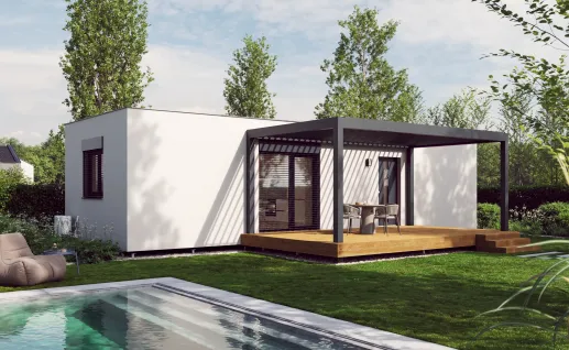 Galerie Single 59m² flat roof