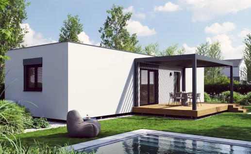 Galerie Single 75m² flat roof