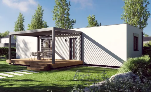 Galerie Single 75m² flat roof