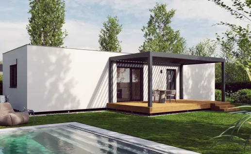 Galerie Single 75m² flat roof