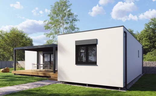 Galerie Double L 94m² flat roof