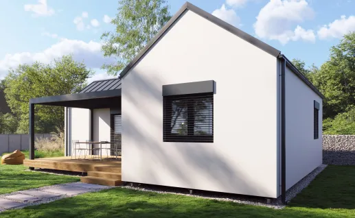 Galerie Double L 94m² gable roof